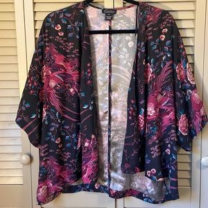 💕 Lucky Brand 100% Silk Kimono Shrug - M/L